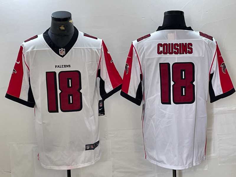 Men's Atlanta Falcons #18 Kirk Cousins New White Vapor Untouchable Limited Stitched Jersey,We sell and wholesale Men's Atlanta Falcons #18 Kirk Cousins New White Vapor Untouchable Limited Stitched Jersey on line form chian!